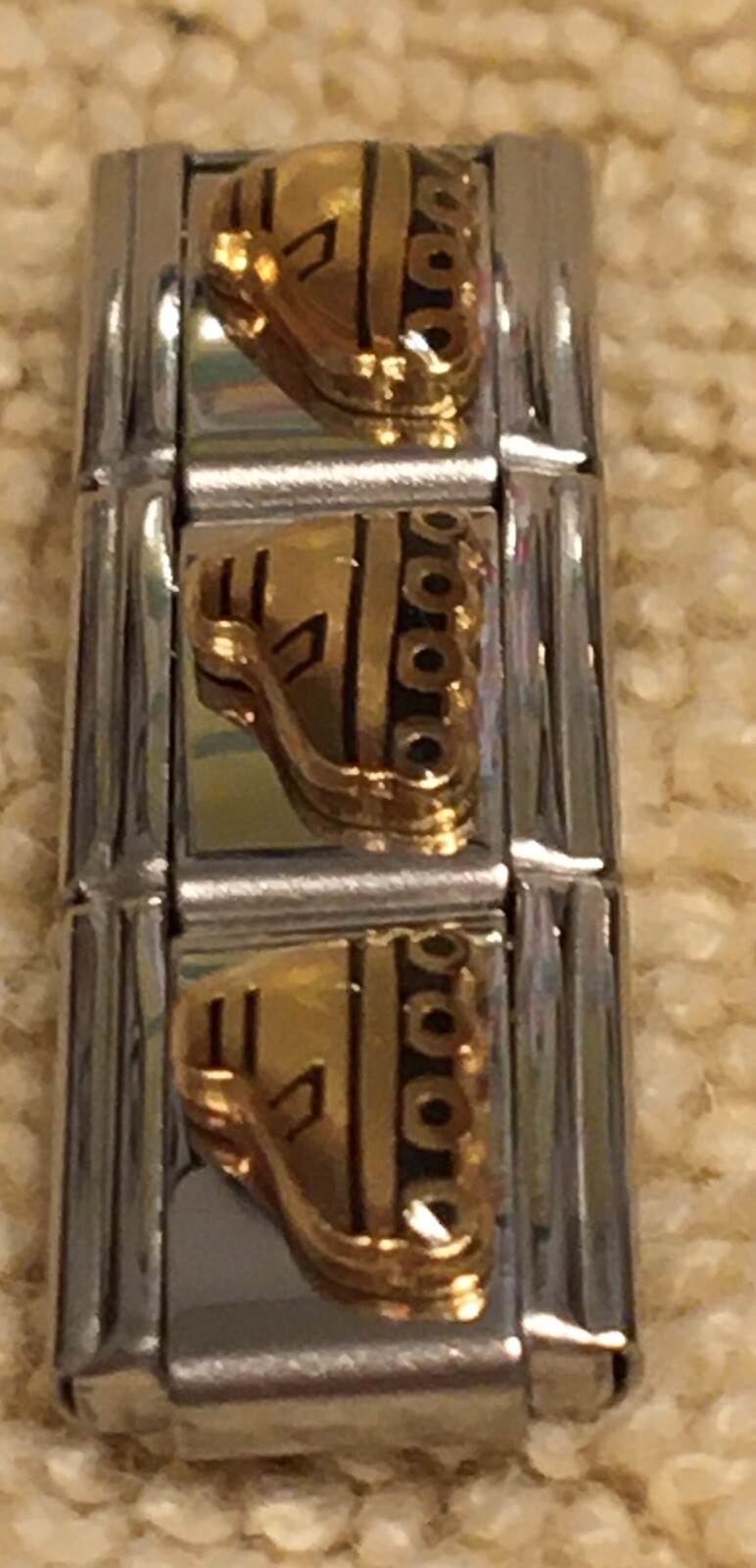 Roller Skates, rollerblades 9mm Italian Modular Link Charm for Bracelet