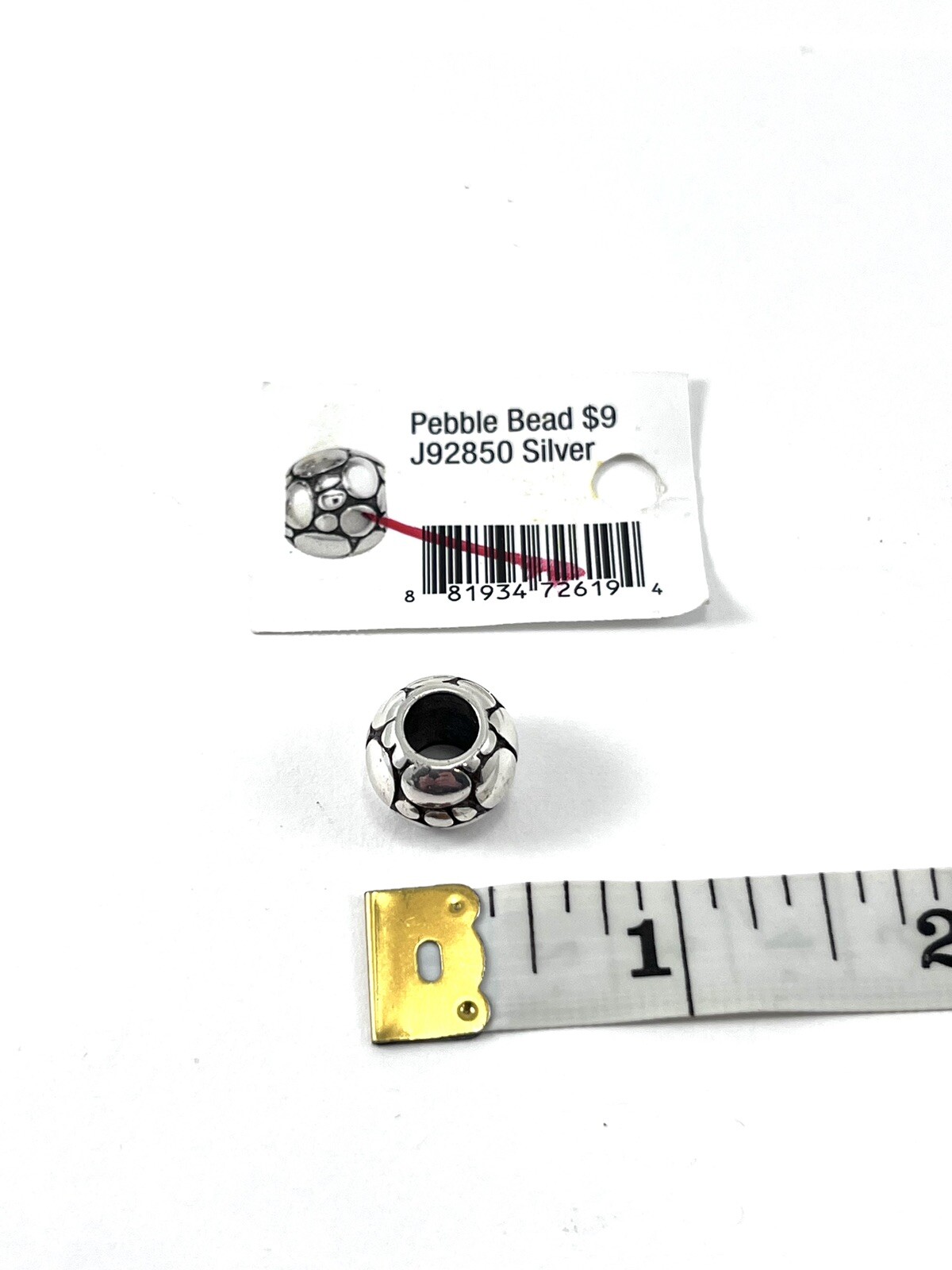 Brighton Pebble Bead, J92850 Silver Finish, New With Tags Great Price