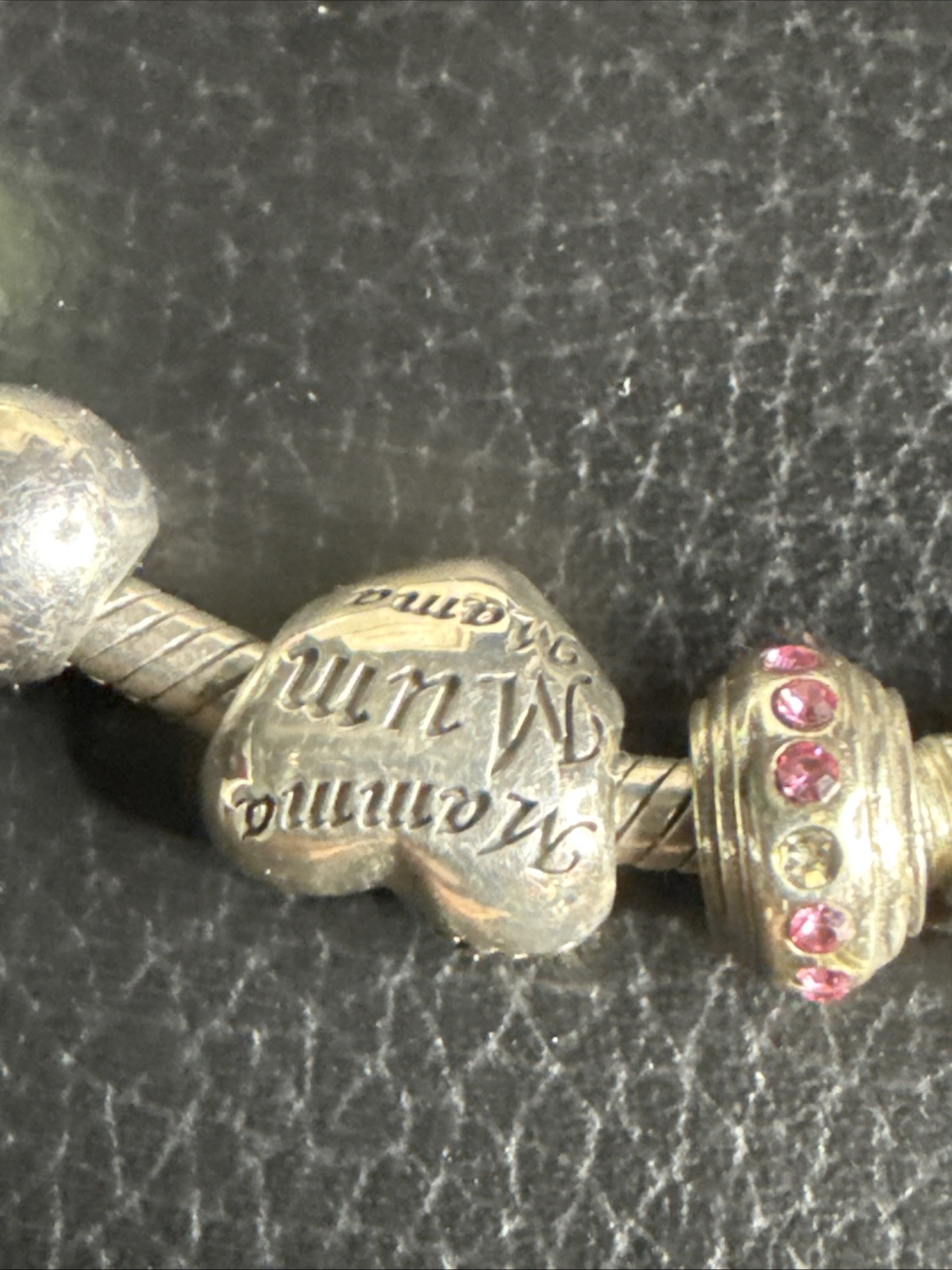 Pandora Sterling Silver Bracelet w/ Authentic Pandora Charms “S925 ALE” STAMP