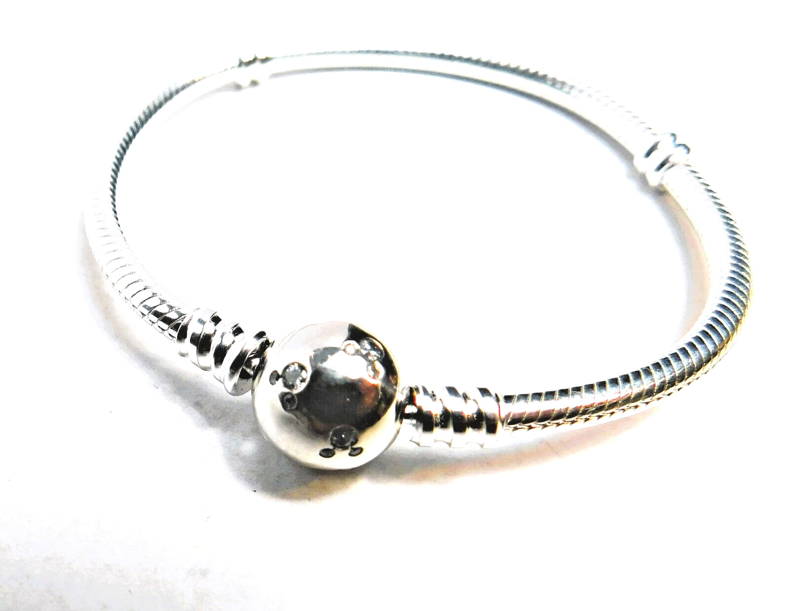 Authentic Pandora Bracelet, Disney Mickey Mouse, #590731CZ, Clear CZ