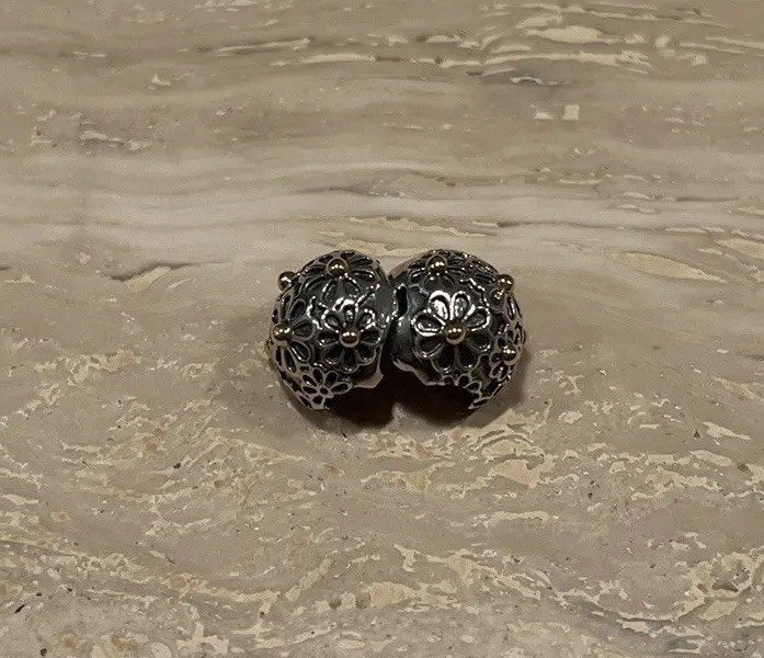 Authentic Pandora Lazy Daisy Clip 791014