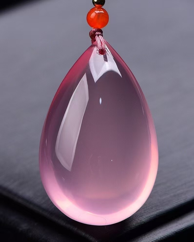 Natural Mozambique Star Rose Quartz Pendant