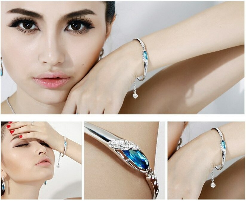 2024 Design Women’s 925 Sterling Silver Bracelet Bangle Fashion Jewelry-US