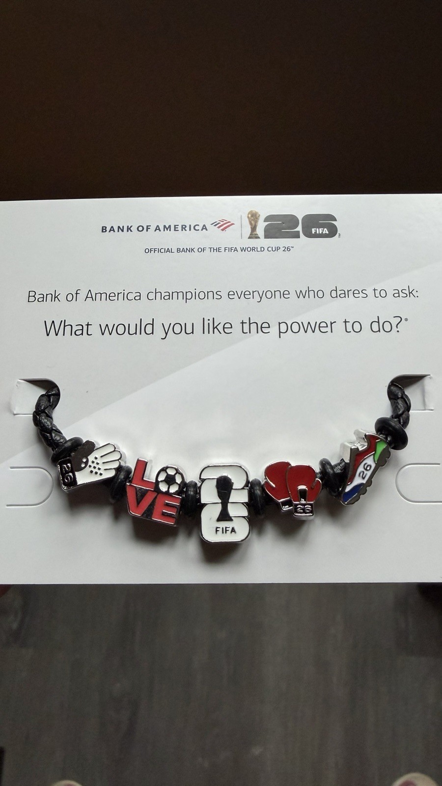 FIFA World Cup 26 Charm Bracelet PHILLY Size Small