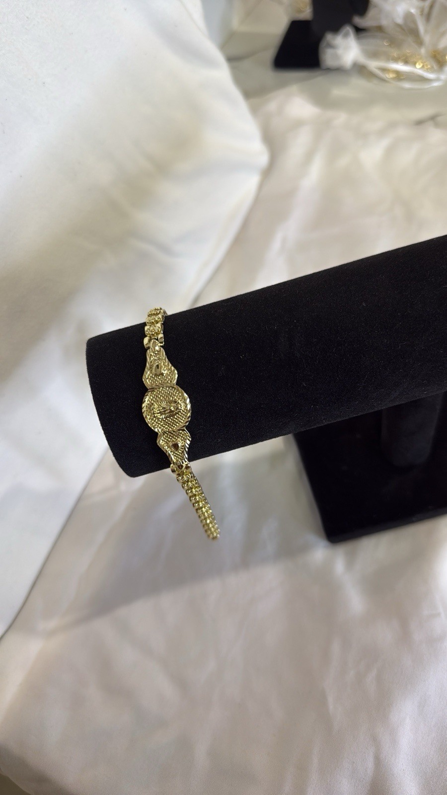 Manilla de oro laminado chapada en 14k