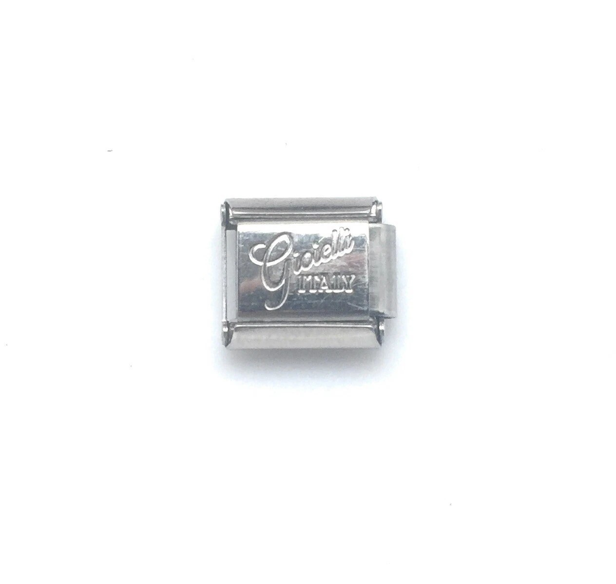 Laser Italian Charms WWJD Fit 9 mm Stainless Steel Link Bracelets Religious