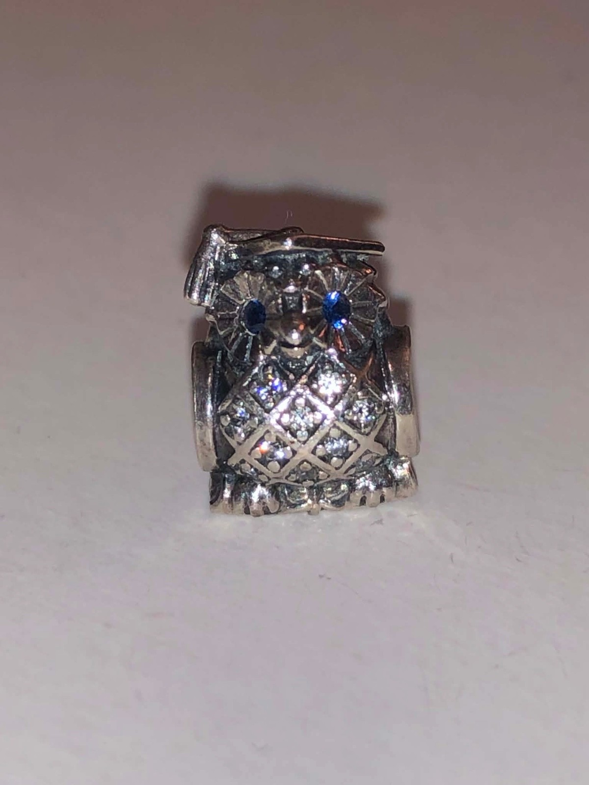 Pandora Wise owl Graduation Charm