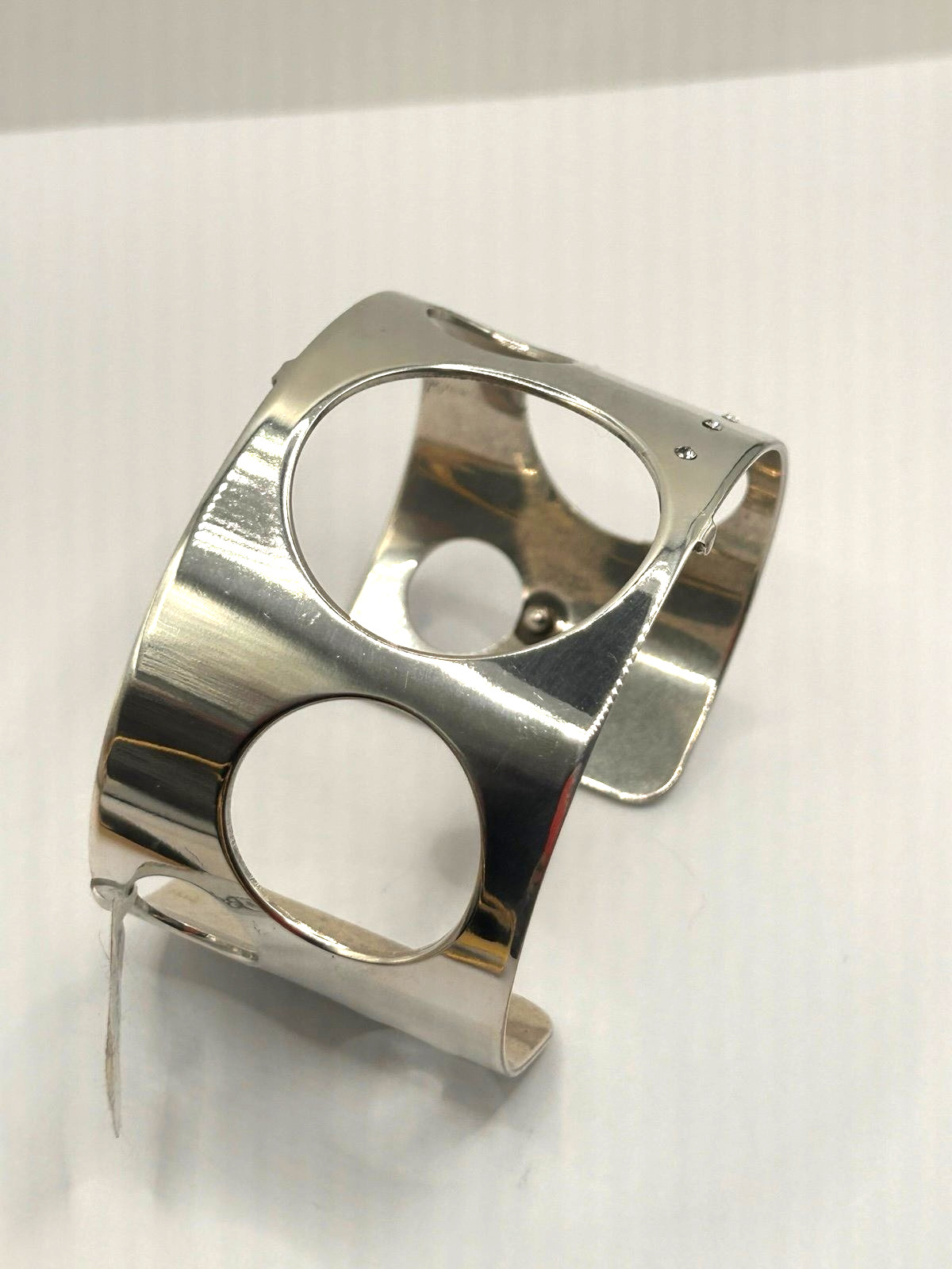Brighton Wide christo cuff LOS ANGELES SILVER NWoutlet tag