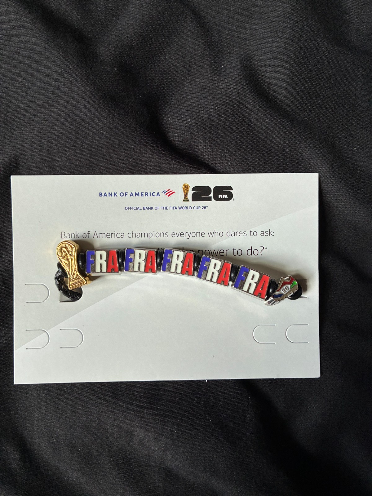 Fifa World Cup 2026 Charm Bracelet France Special Edition