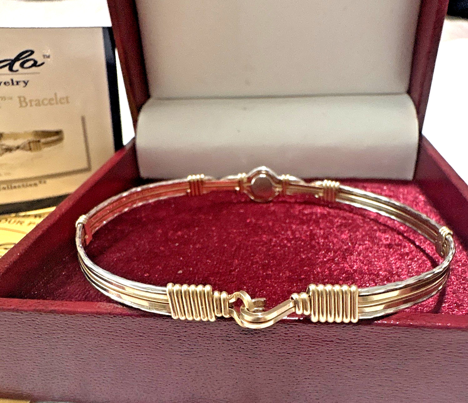 Ronaldo I Love You More #44 Bracelet Sterling Silver 14K Gold Filled w/ Box