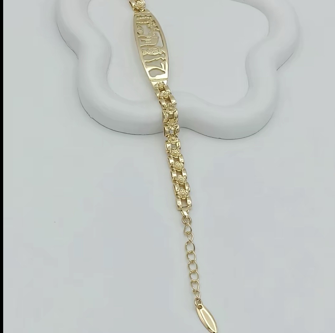 14K Gold Fill 7 Power Bracelet Good Luck Energy Protection Everyday bracelet