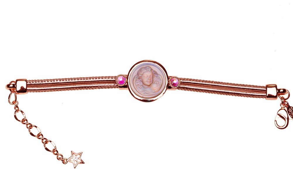 KIRKS FOLLY METALLICA DREAM ANGEL BRACELET Lt Rose / Rosetone