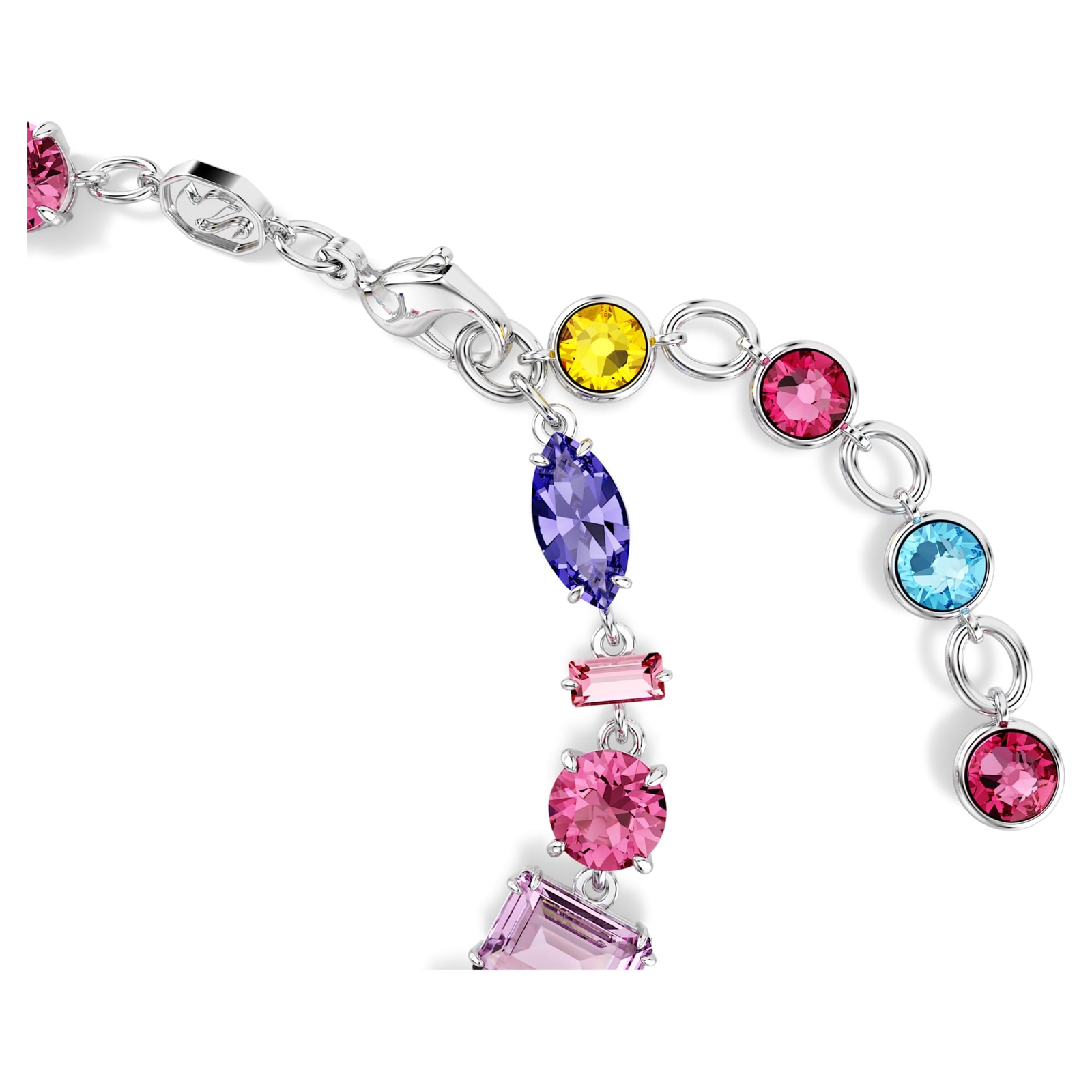Swarovski Gema Bracelet Mixed Cuts Multicolored Rhodium Plated 5656427
