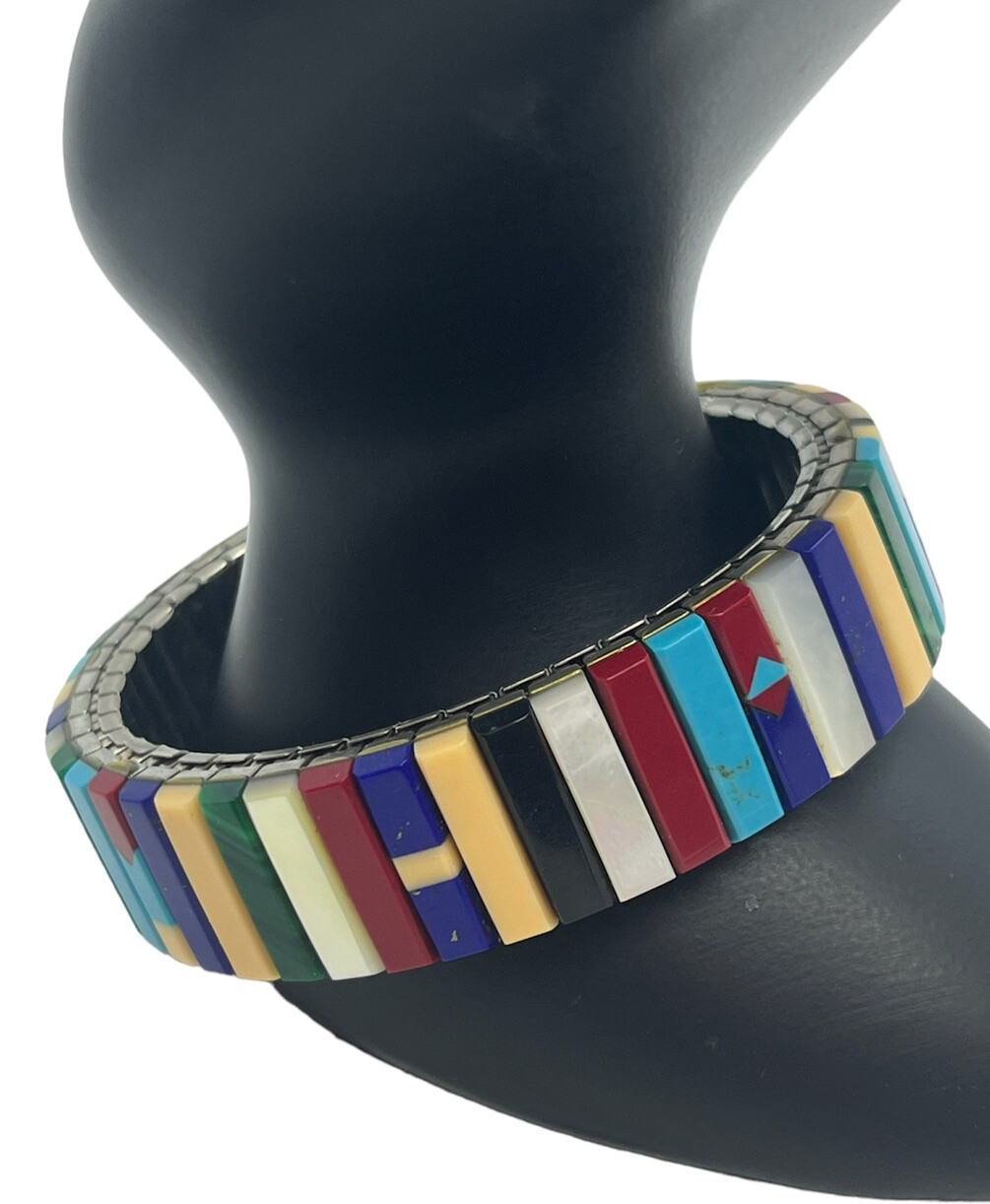Flexon adjustable flexible colorful plastic bracelet red blue yellow green black