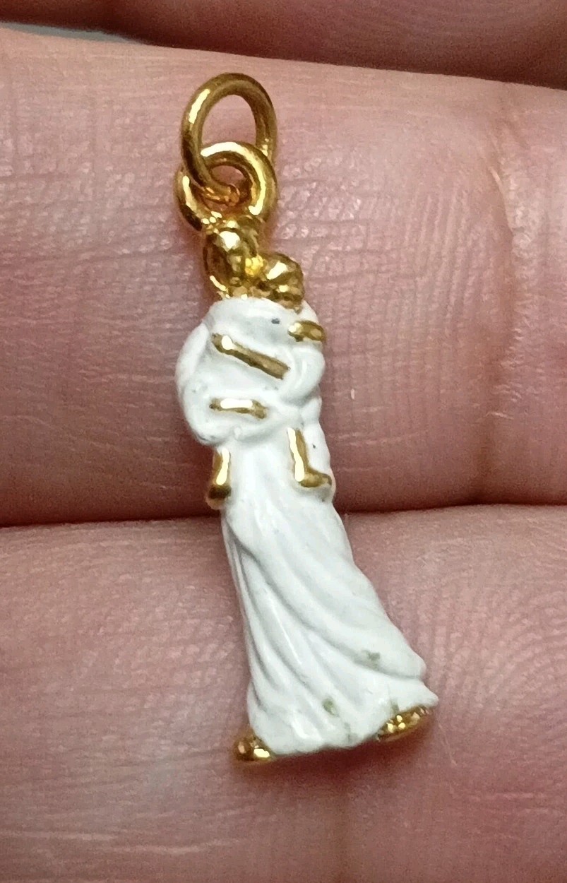 Bradford Exchange 18ct Gold Bonded Charm – Mother & Child