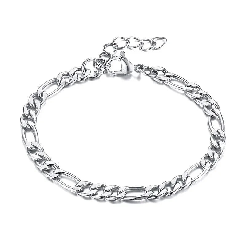 Figaro Chain Bracelet Rave Punk Gothic Chain Jewellery Y2K