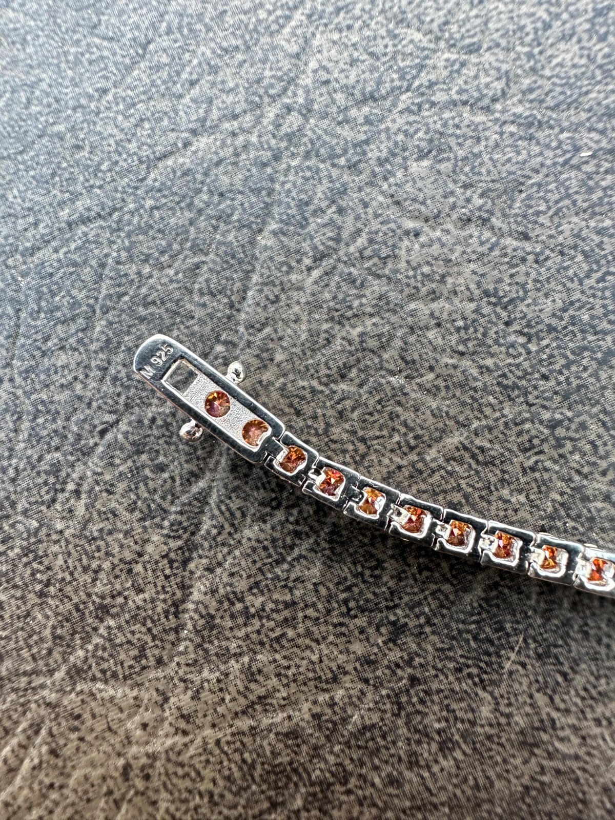 Real Iced Pink MOISSANITE 3mm Tennis Bracelet 925 Silver Passes Tester GRA