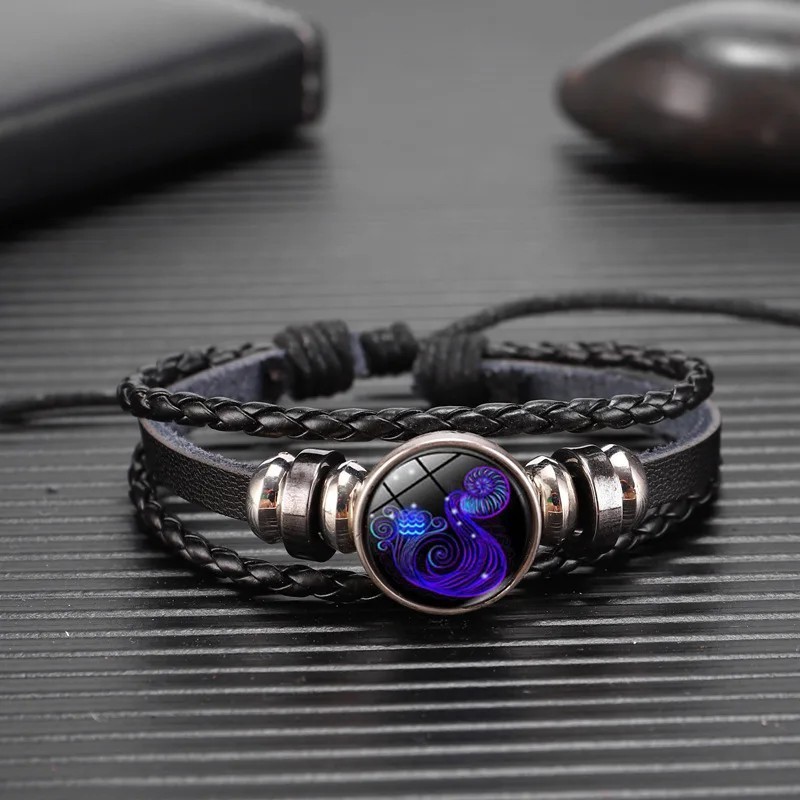 Zodiac Sign Constellation Charm Bracelet – Aquarius
