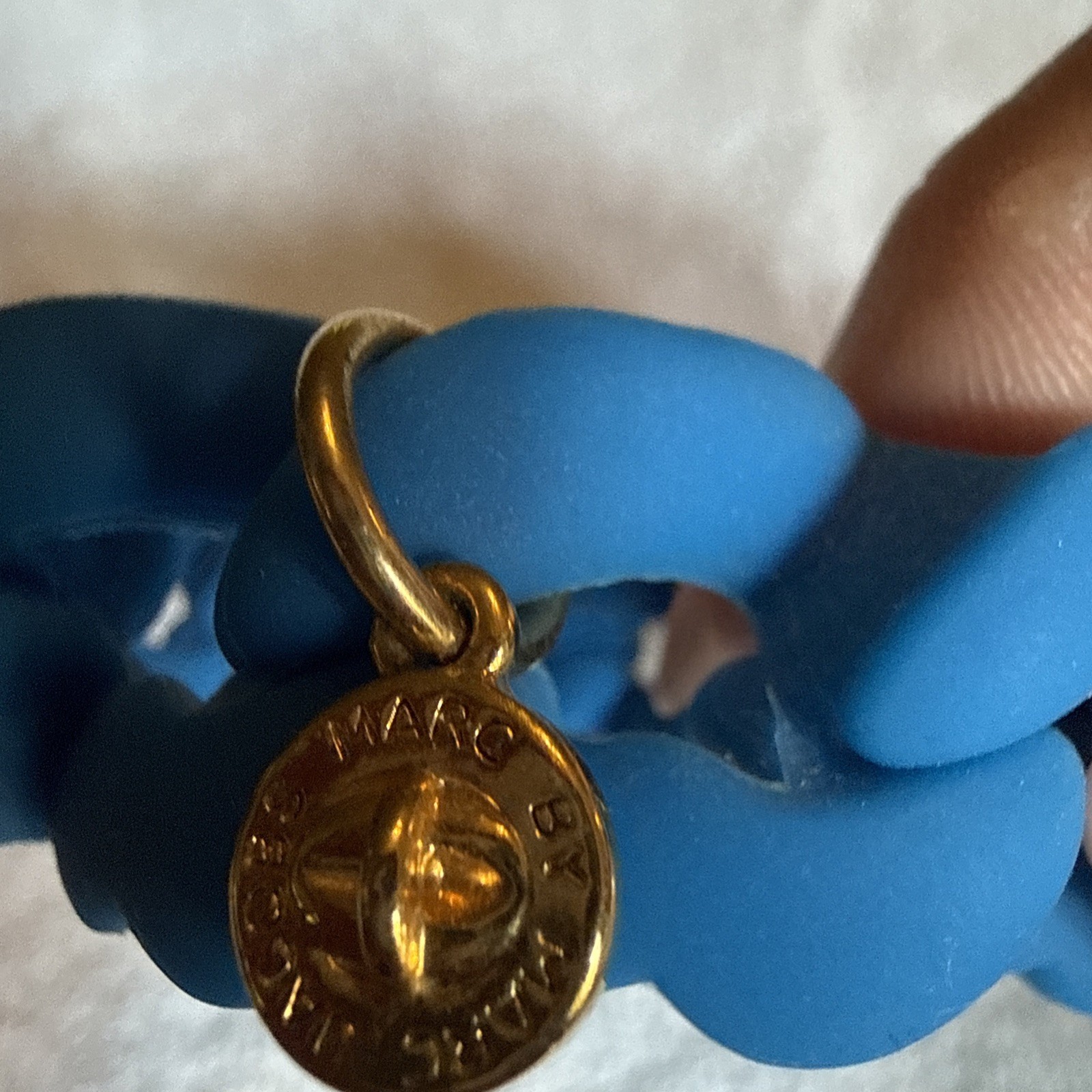 Marc Jacob’s Blue Rubber Bracelet