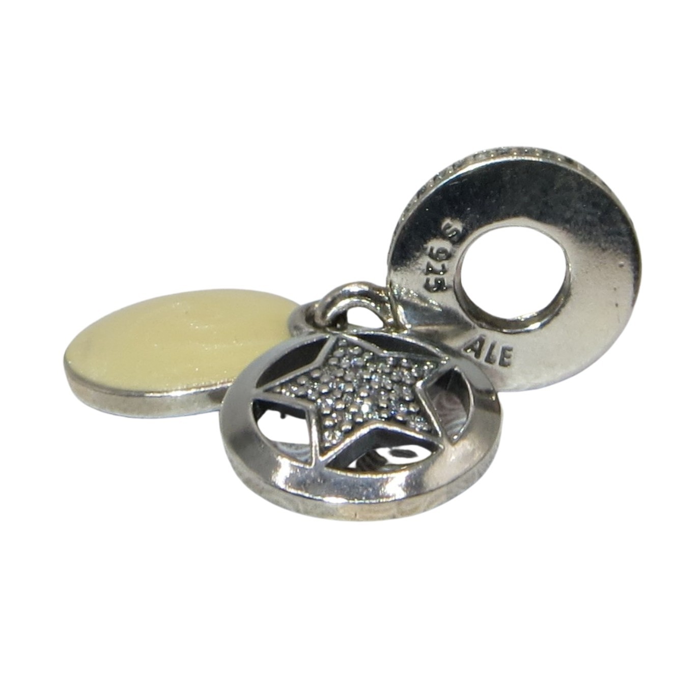 Pandora Friendship Star Enamel CZ & SS .925 Charm 792148EN23