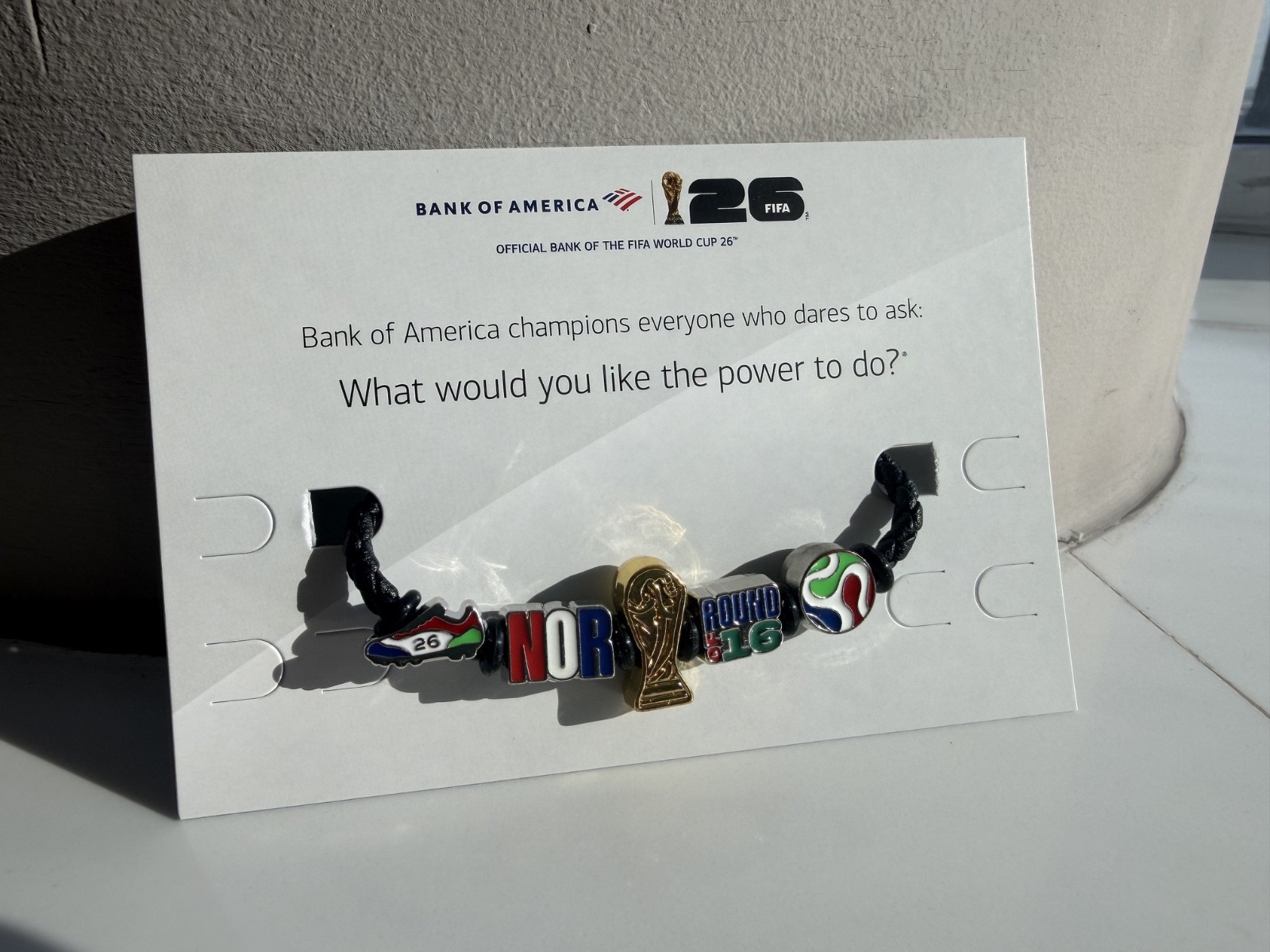 FIFA 2026 World Cup Bracelet Game Day Charms – NORWAY – Collectible