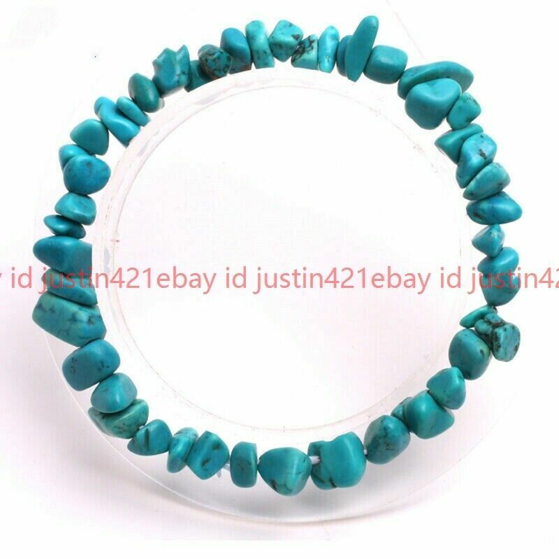 Wholesale Freeform Chips Nugget Handmade Beaded Stretchy Bracelet Free Shipping