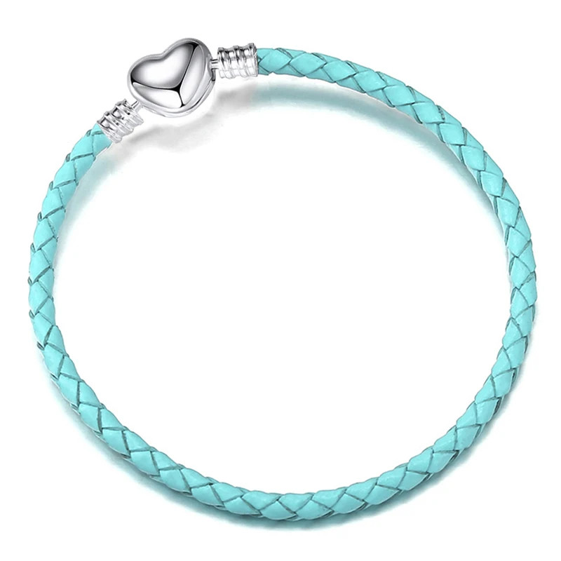 Leather Chain Bracelet 9 Color DIY Charm Band Adjustable Wrap Girls Women 1 Pc