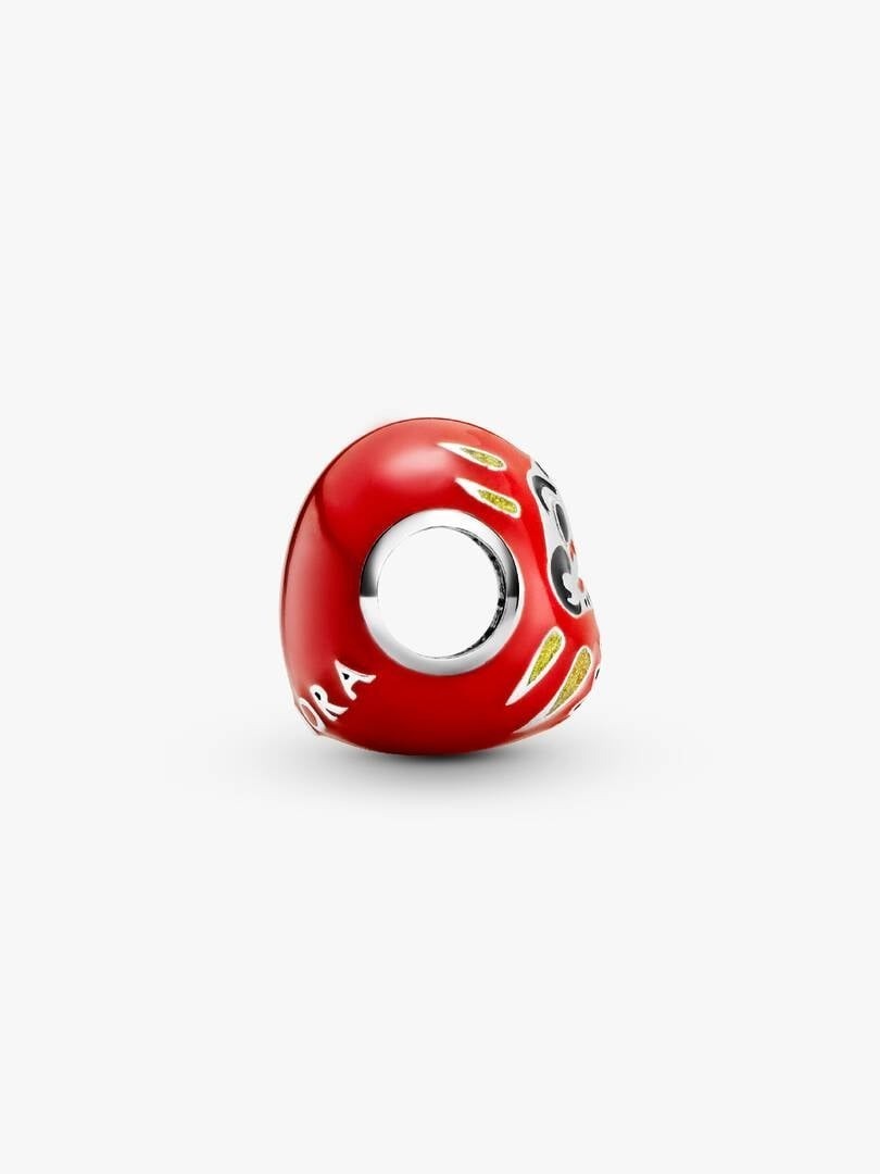 Pandora Japan Accessories Charm Red Daruma Doll With Box New
