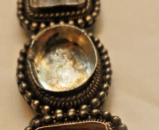 7.5″-8.5″ Silver Tone Bohemian Style Blank Bracelet 07-01-2026