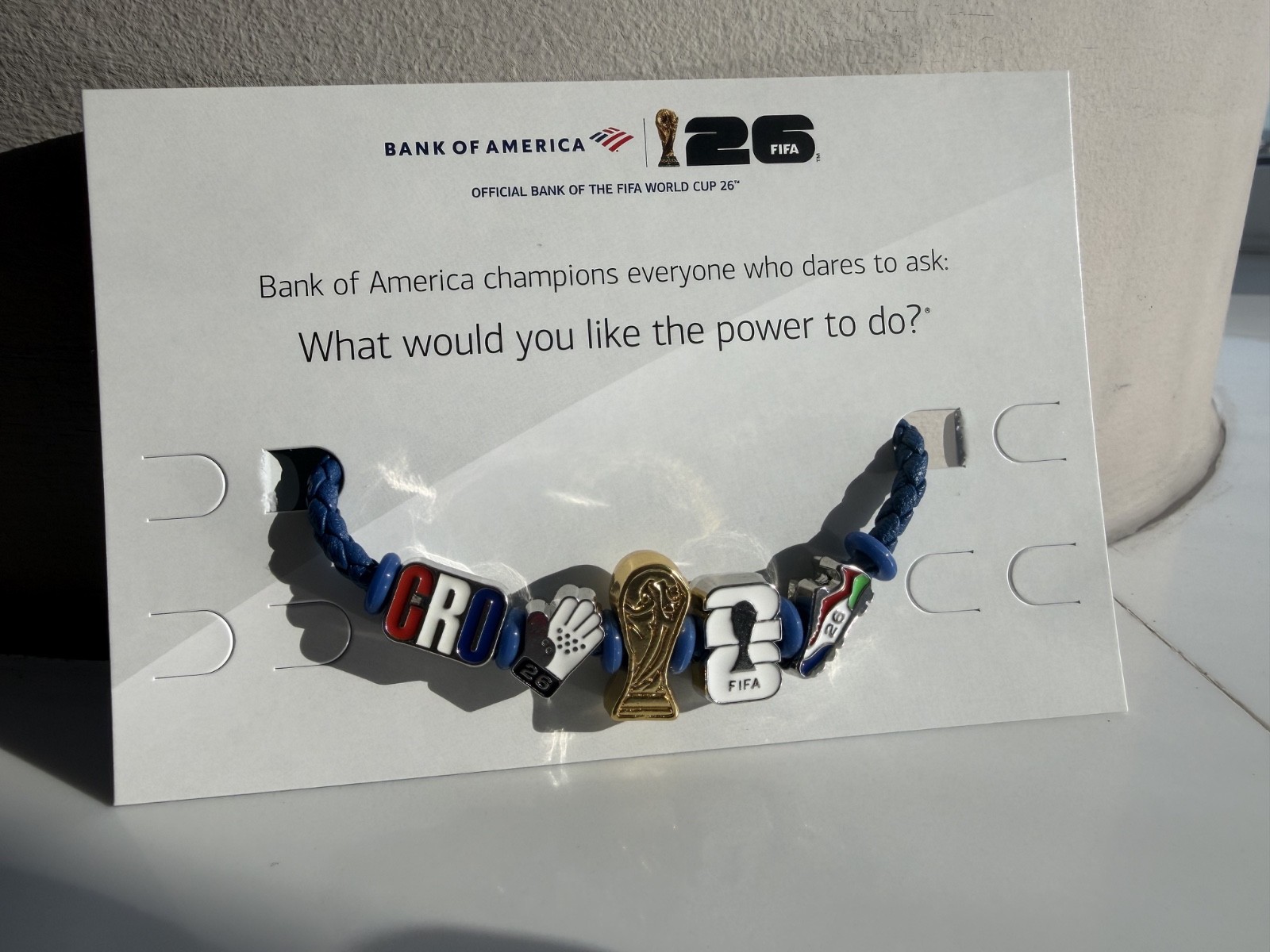 FIFA 2026 World Cup Bracelet Game Day Charms – CROATIA – Collectible