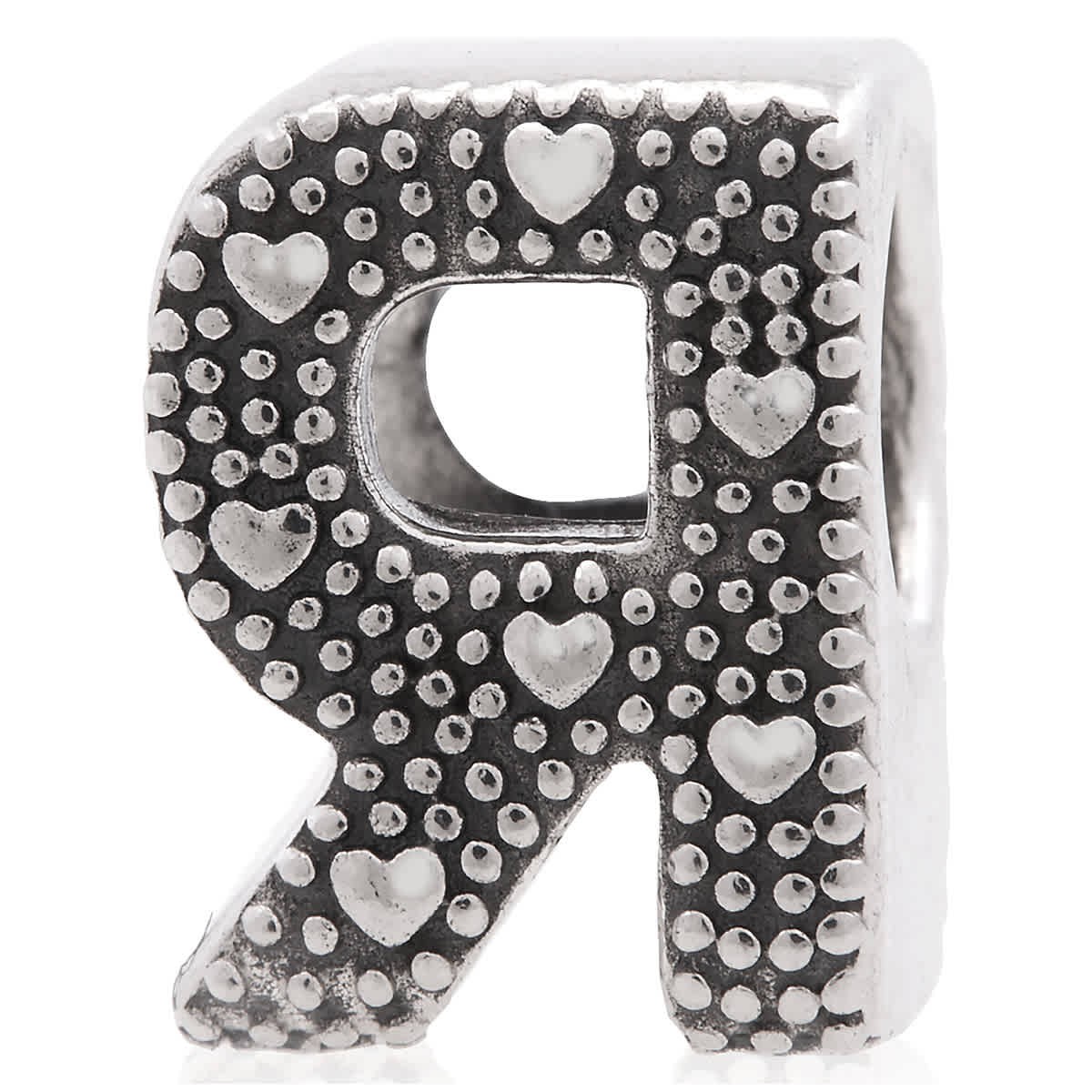 Pandora Letter R Silver Charm
