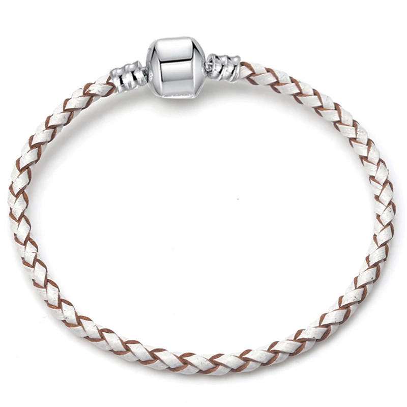 Leather Chain Bracelet 9 Color DIY Charm Band Adjustable Wrap Girls Women 1 Pc