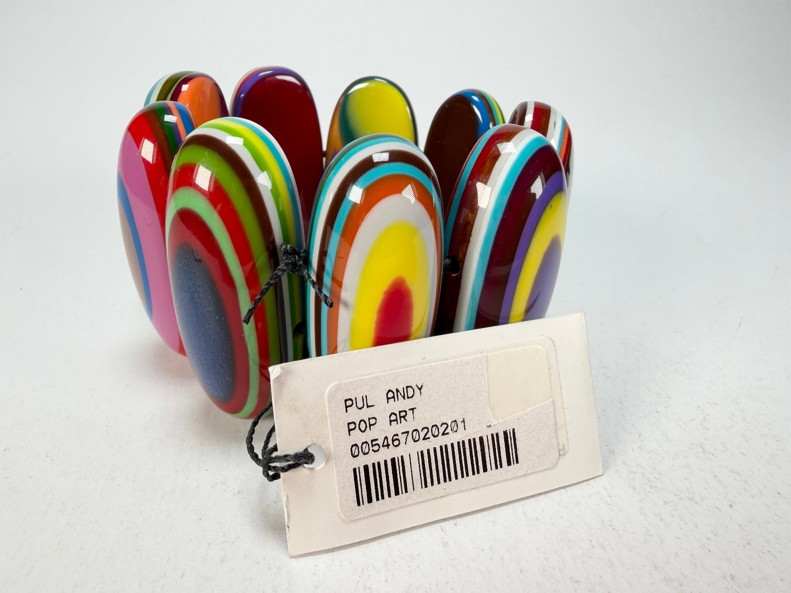 Sobral – Pop Art “Andy” Elasticated Resin Bracelet ( 005467 )