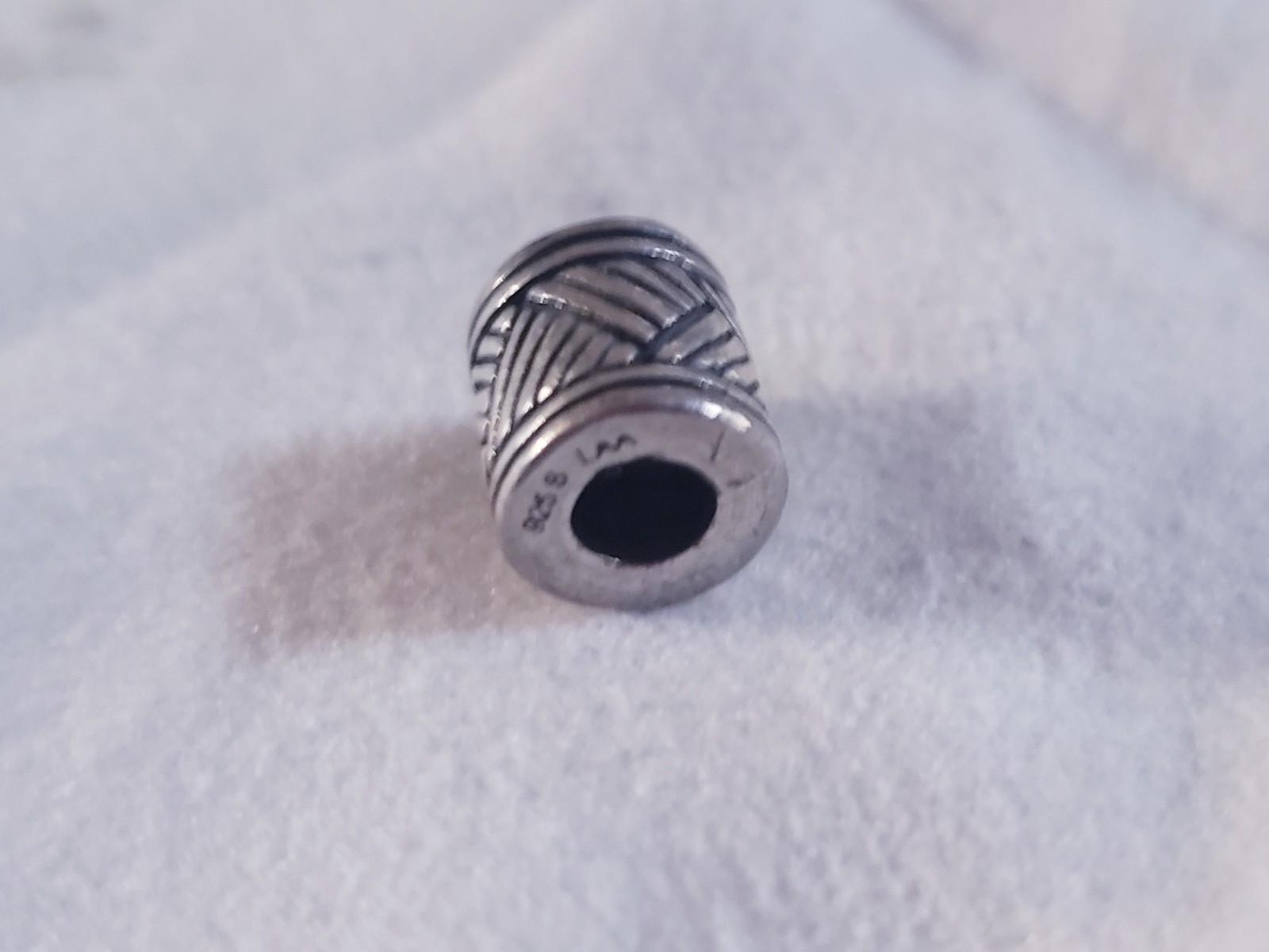 Gently Pre-owned Trollbeads World Tour South Africa Drum Beat .925 SterSilv Bead