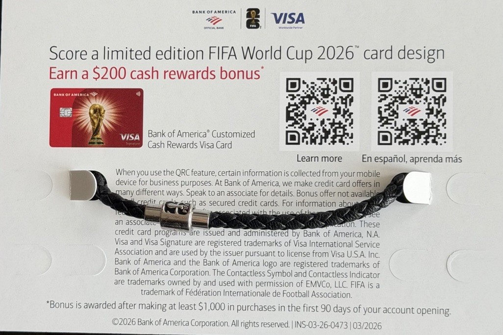 Bank of America FIFA World Cup 26 PORTUGAL/RONALDO Charm Bracelet