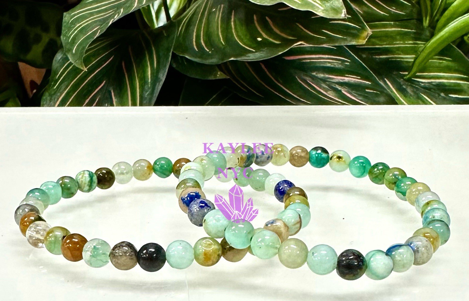 Wholesale 6 Pcs Natural Fynchenite 6mm 7.5” Crystal Stretch Bracelet