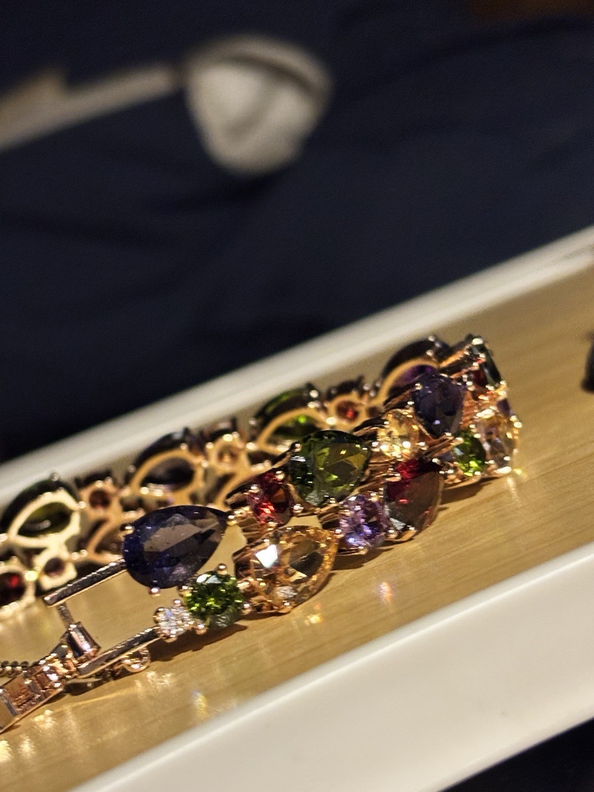Beautiful Bracelet Multicolored Stones Will Dress Up Anything. A Must See