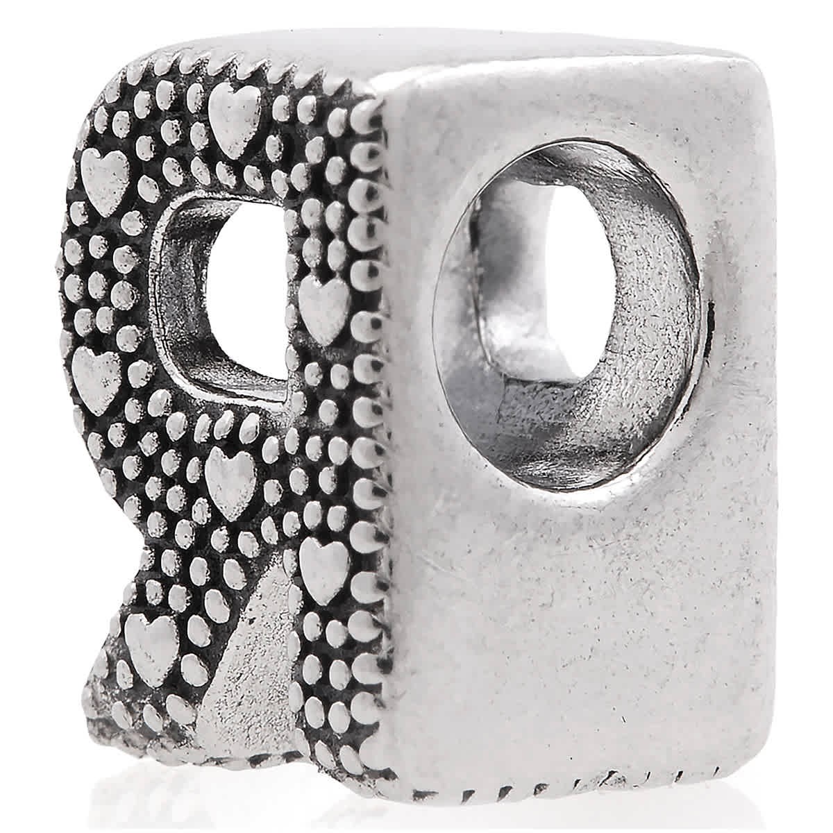 Pandora Letter R Silver Charm