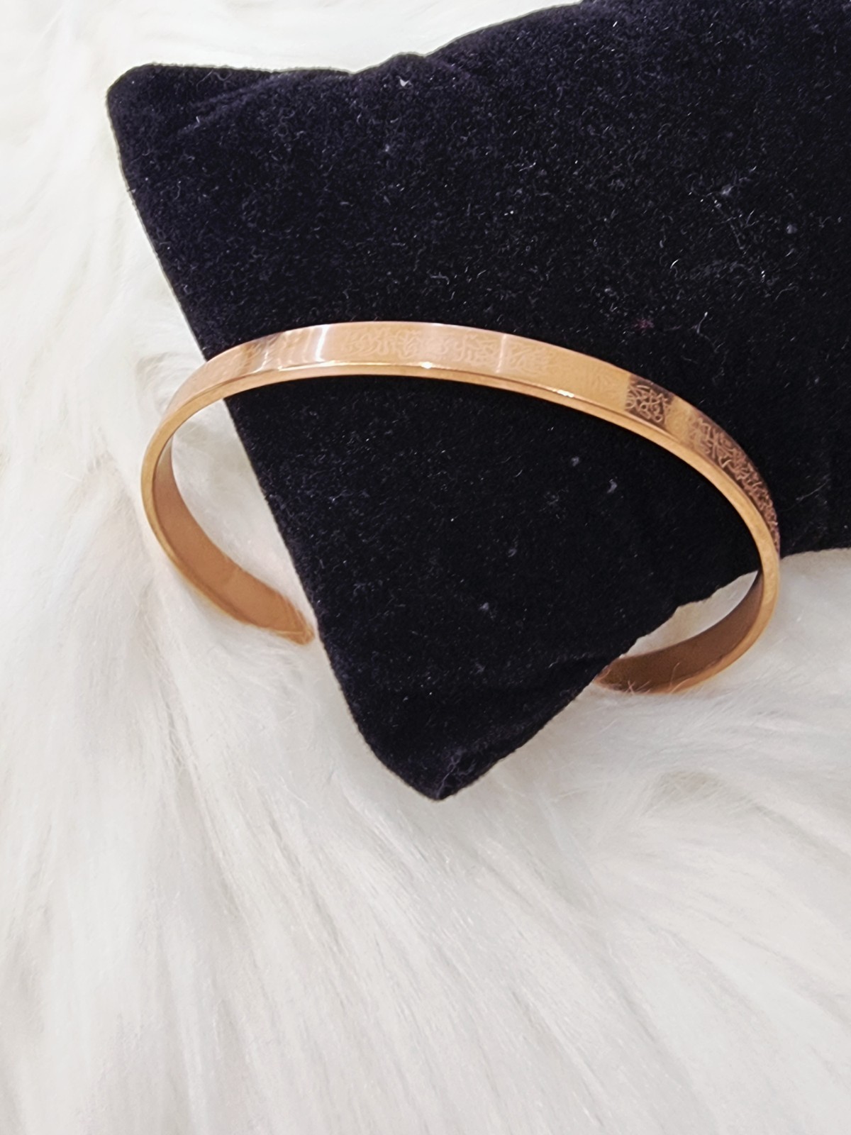 Ayatul Kursi Cuff Bracelet Unisex Quranic Surah Silver Gold Islamic Gift Bag