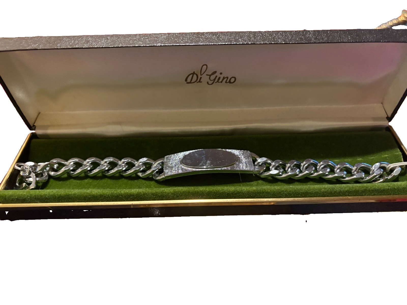 NAPIER ID Bracelet Stainless Steel Original Presentation Box. Ready To Engrave.