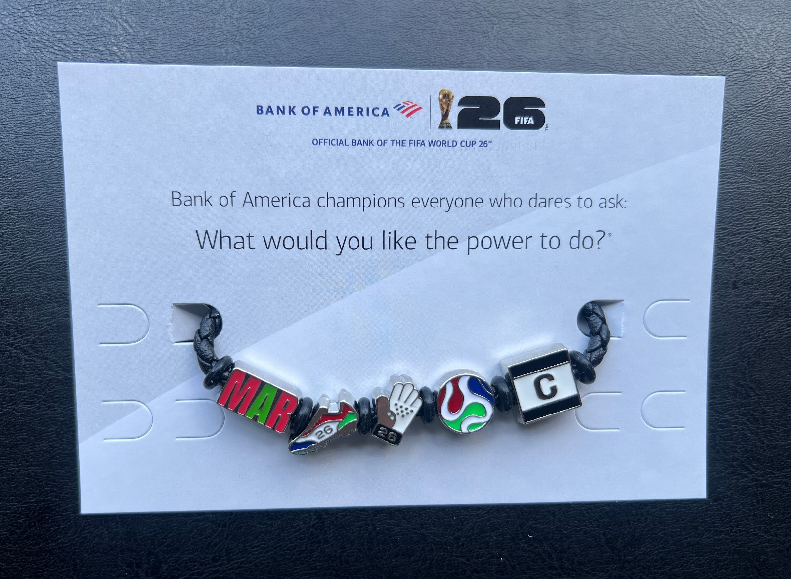 Limited Edition 2026 FIFA World Cup MOROCCO Charm Bracelet (Small)