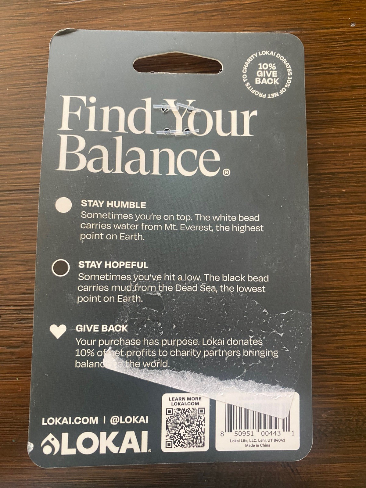 NEW Lokai 2 pack Bracelet Set Black and White Large
