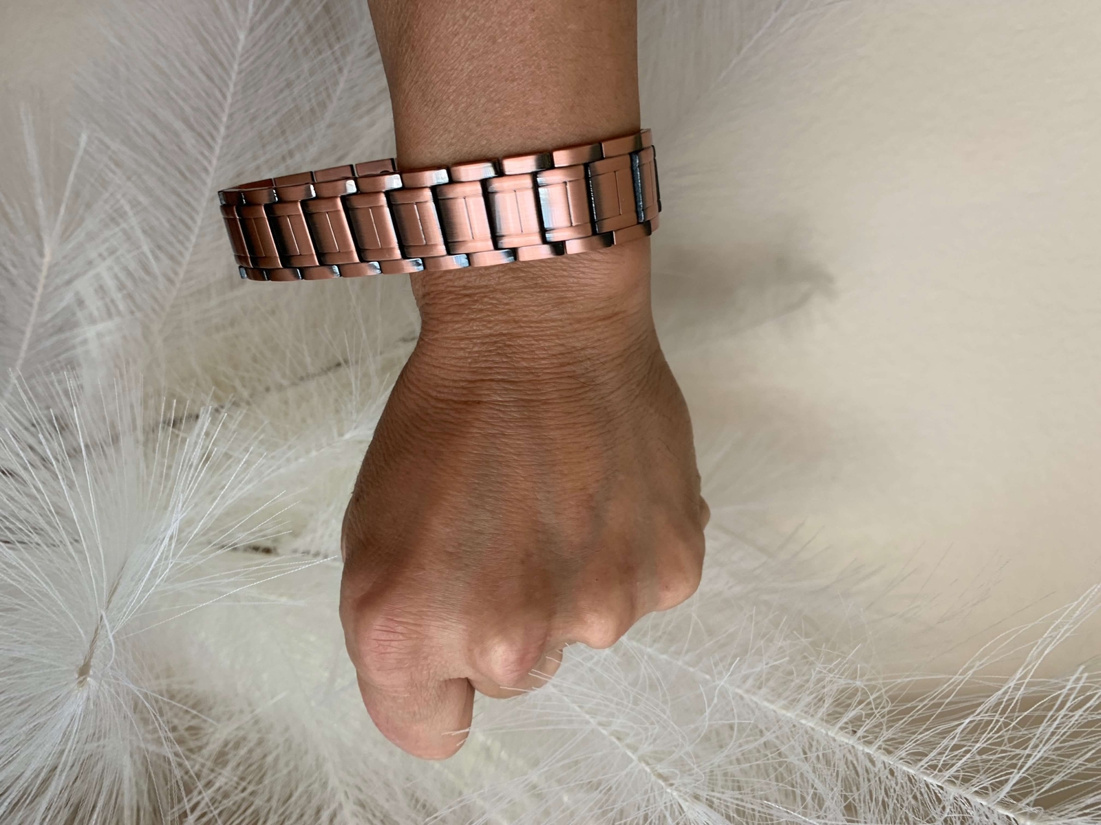 Giant Copper Magnetic Bracelet 4 Elements Men Women Restore Balance Energy Power