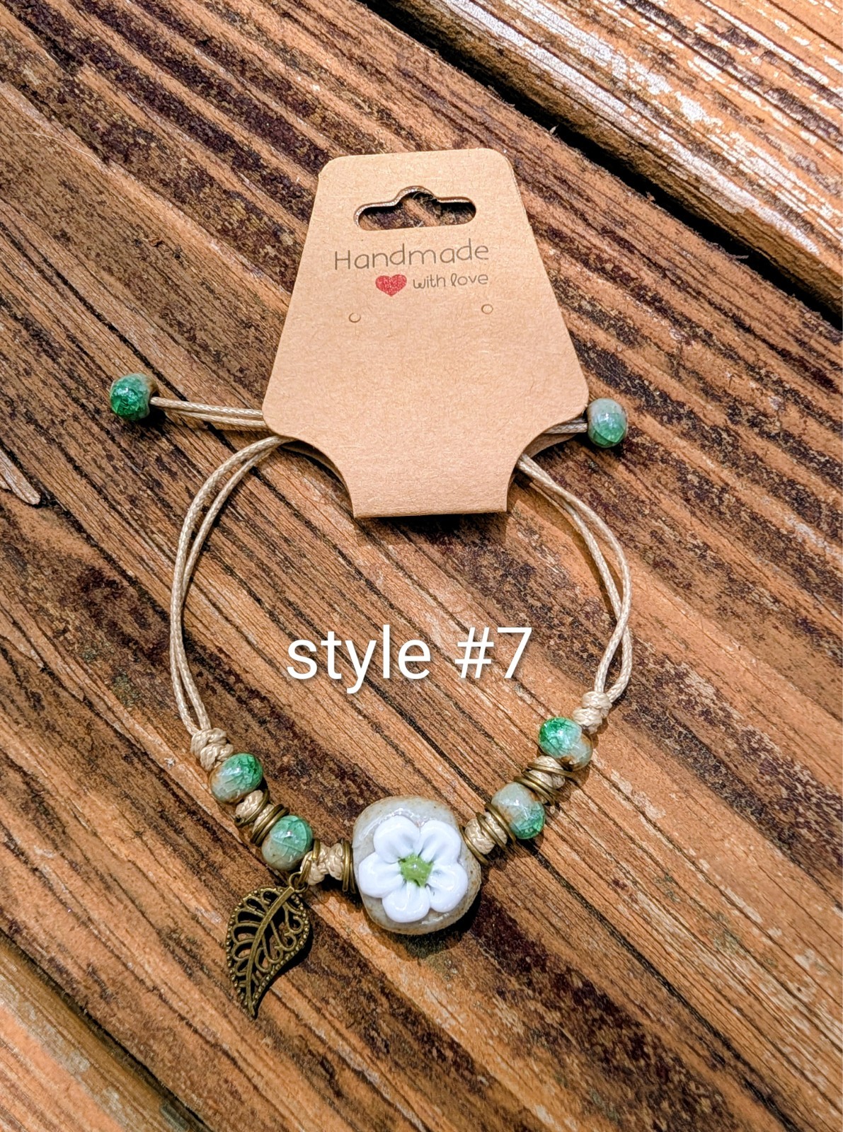 Handmade Adjustable Boho Bead Bracelets – Mother’s Day, Graduation, Teacher Gift