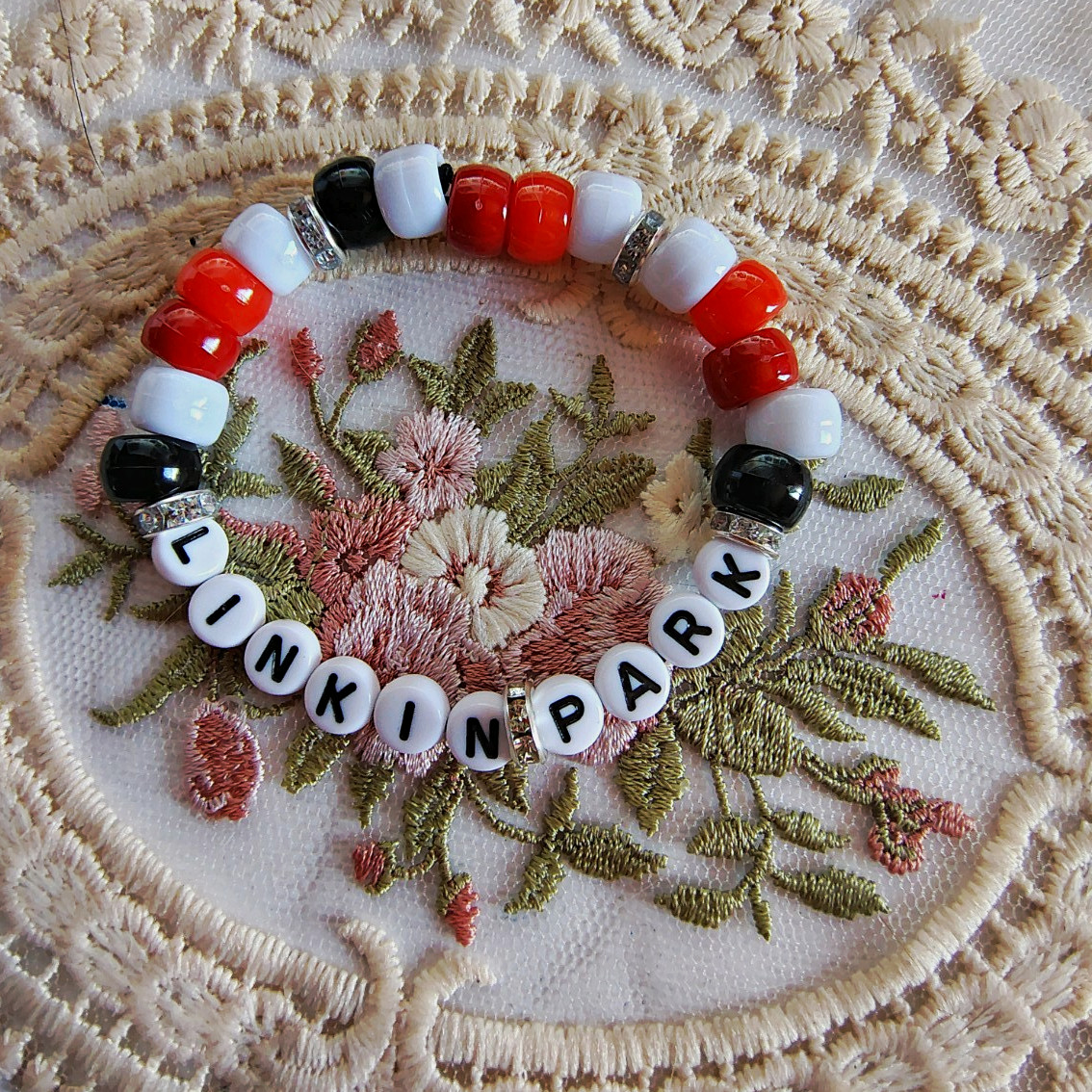 LINKIN PARK “HYBRID THEORY” inspired Kandi single Bracelet