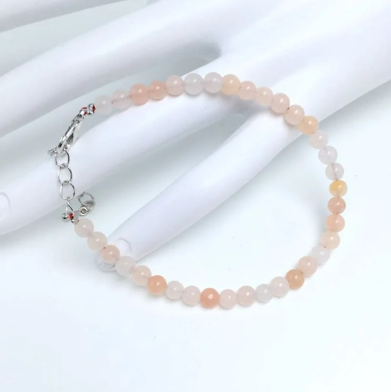 1 pc 4mm Chakra Bead Bracelet Natural Stone Yoga Energy Bangle