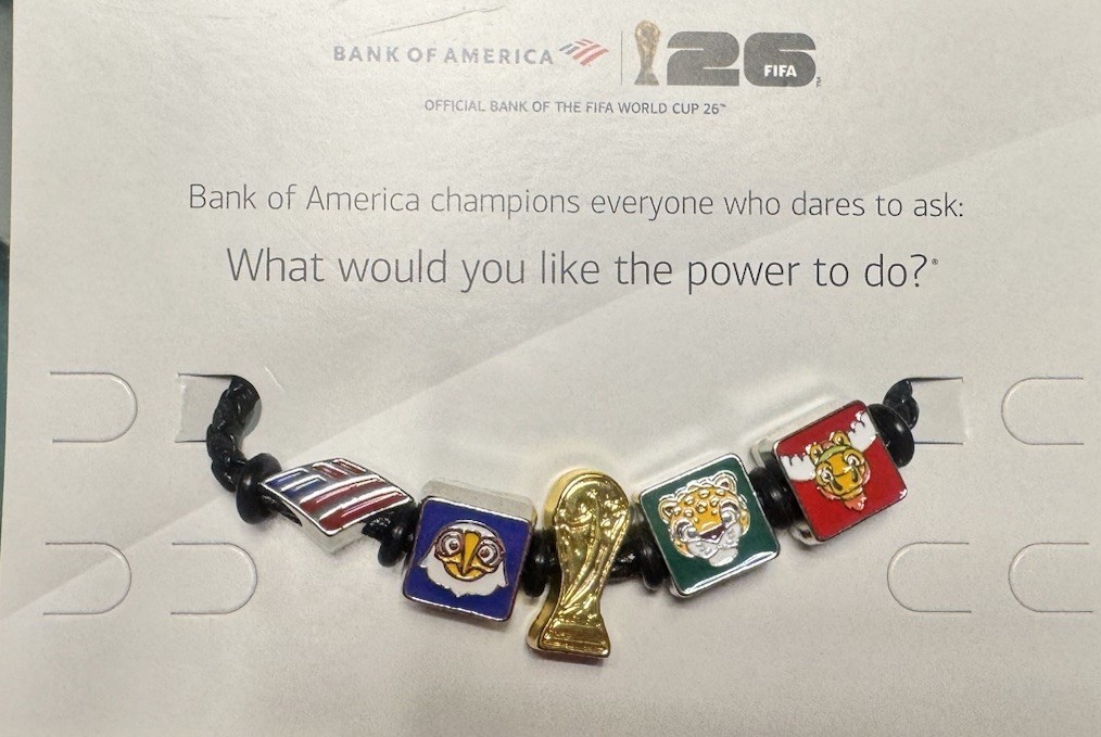 FIFA World Cup 26 Soccer Charm Cord Bracelet Mascot edition