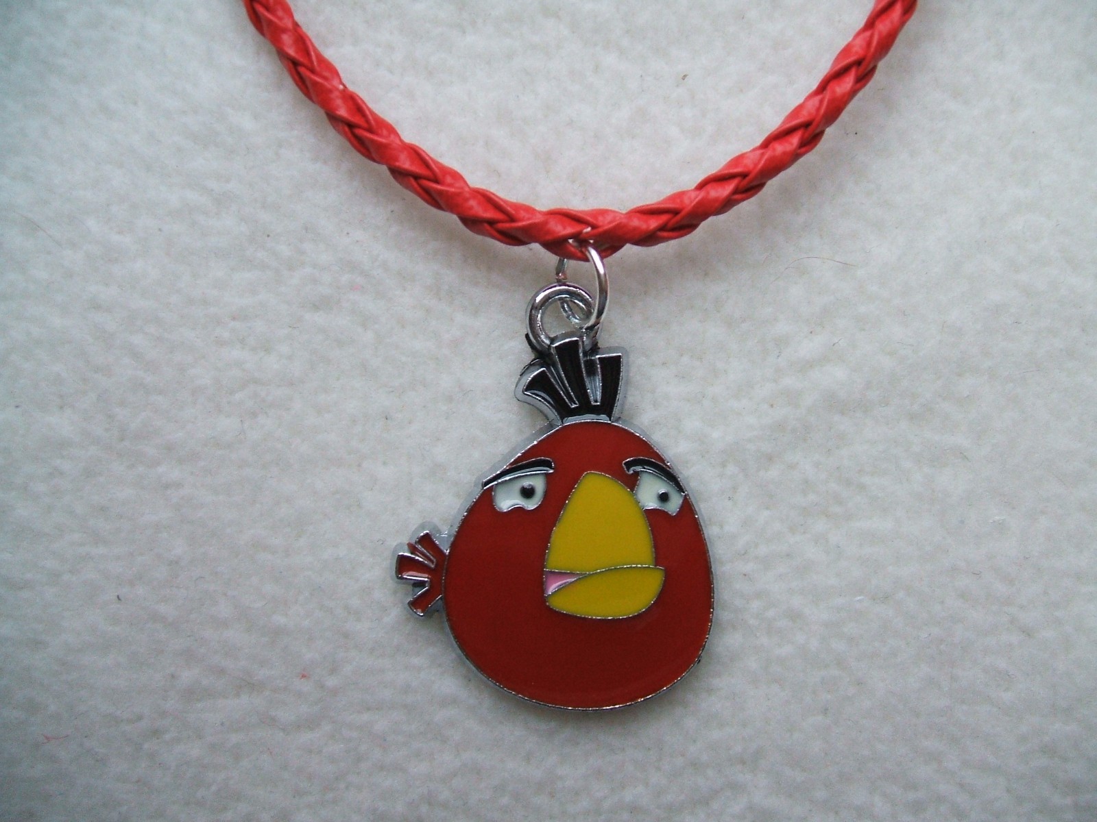 BRAIDED FAUX LEATHER BRACELETS – ENAMEL (B) – BIRDS – Please Choose from Menu