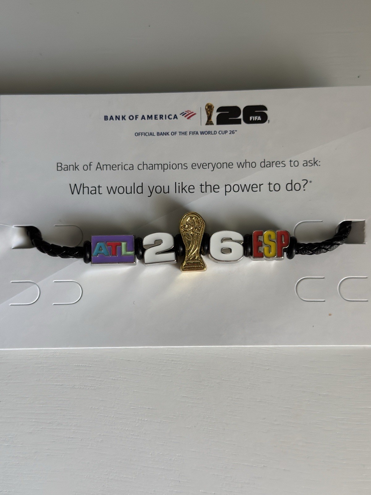 FIFA World Cup 26 Atlanta Fan Fest Charm Bracelet