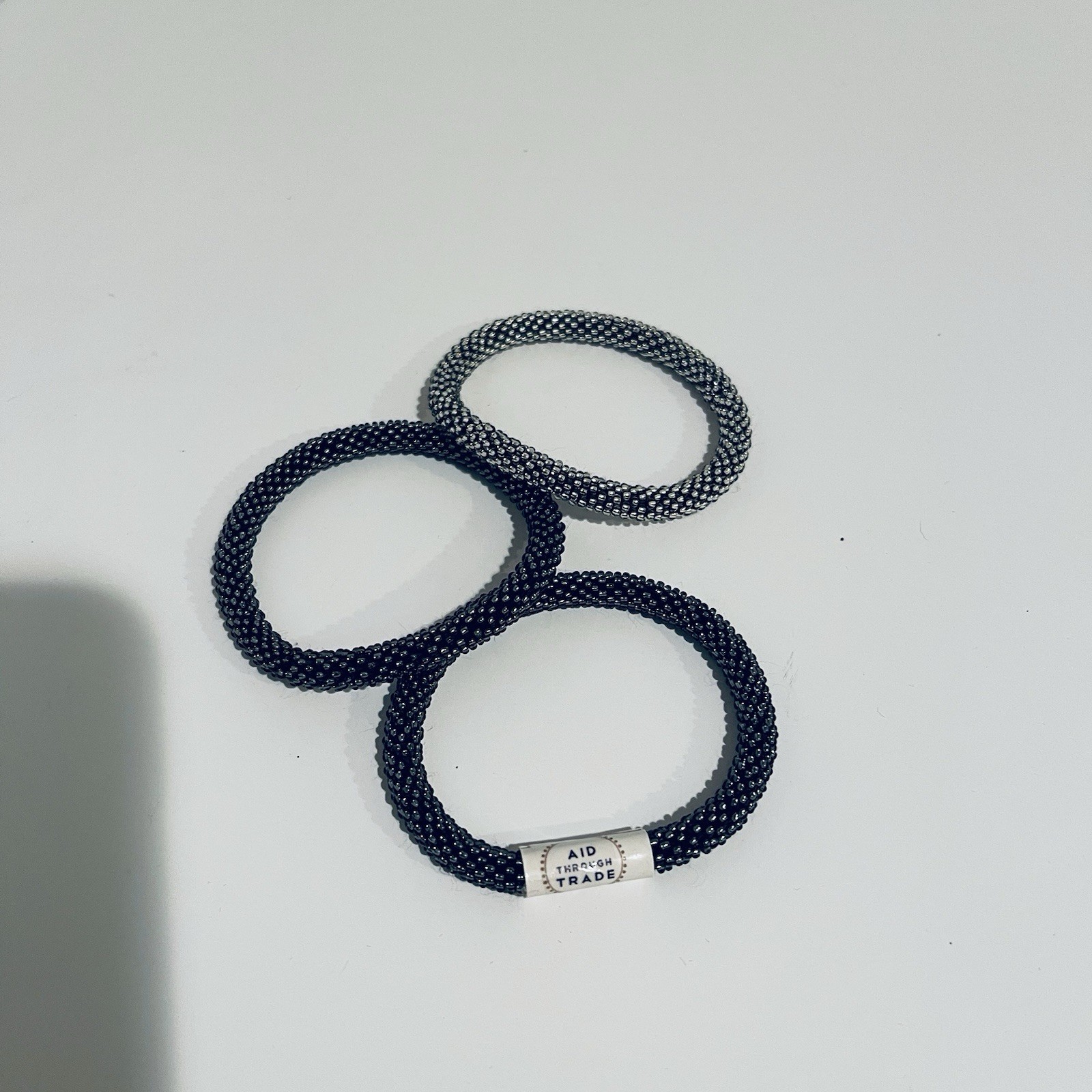 Aid Through Trade Roll On Bracelets Set Of 3 Hand Made By The Women In Nepal